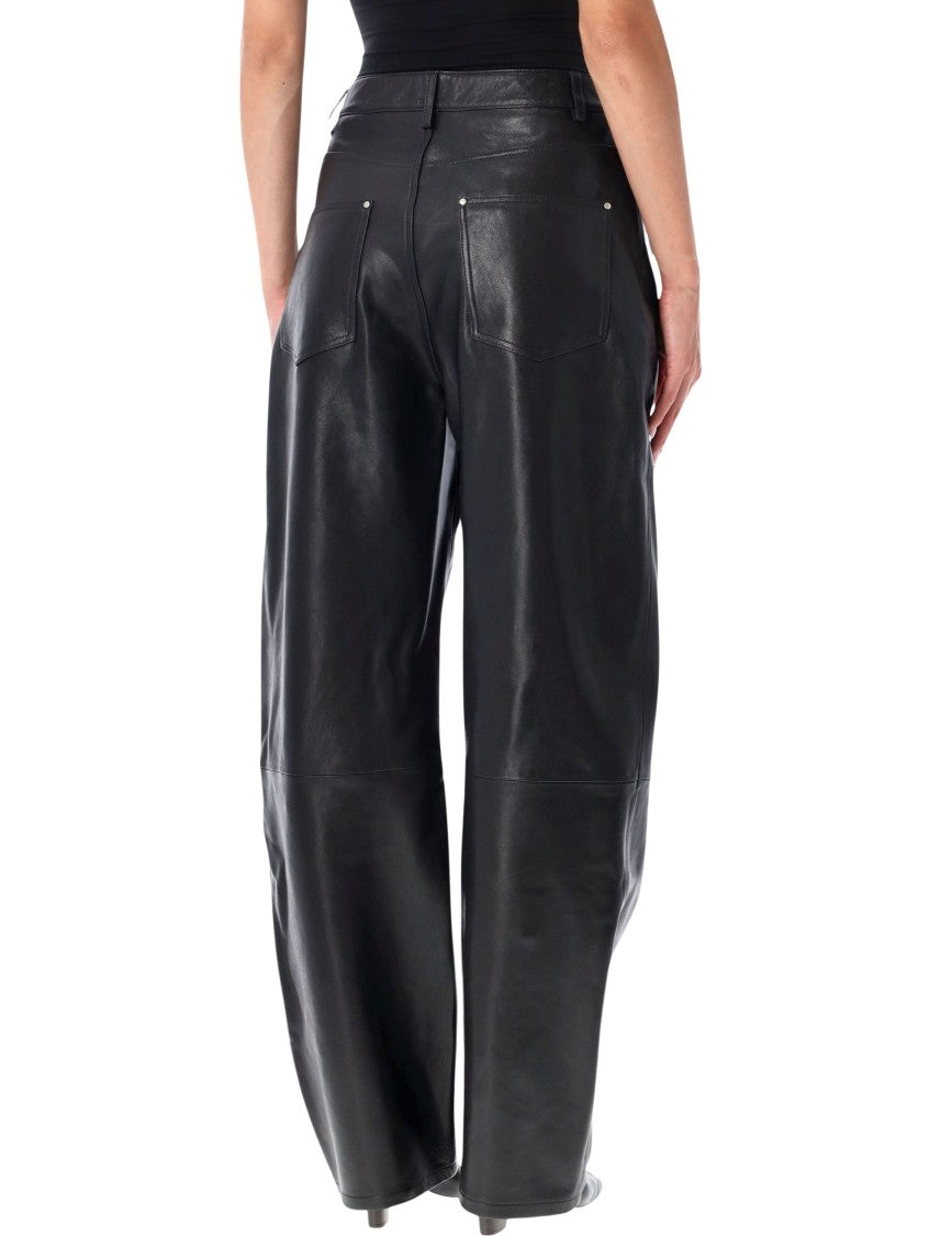 Arma Ece Lambskin Leather Barrel Pants