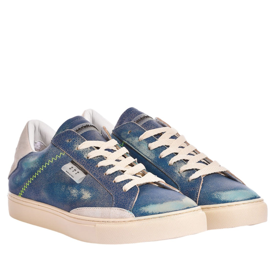 Mimanera Studio Handcrafted Old Blue Sneakers