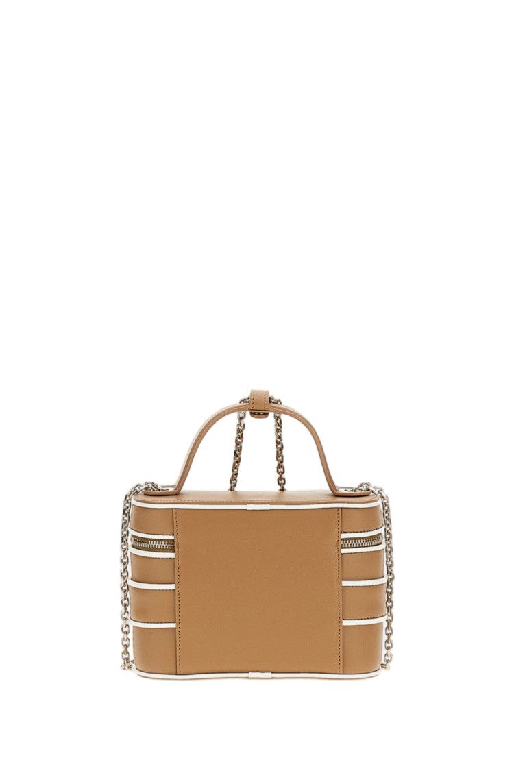 Roger Vivier Structured Rectangular Handbag With Crystal-Embellished Buckle