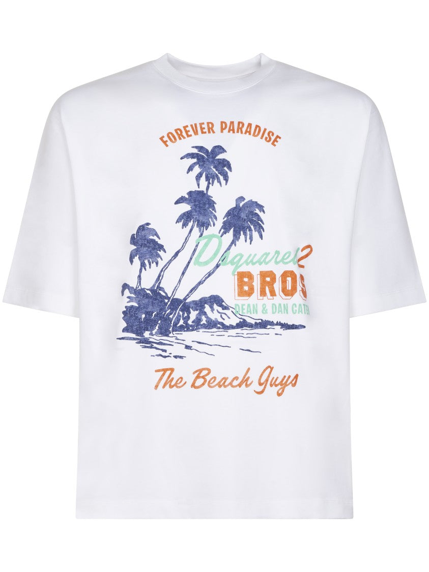 Dsquared2 Vintage Graphic Print Short-Sleeve T-Shirt