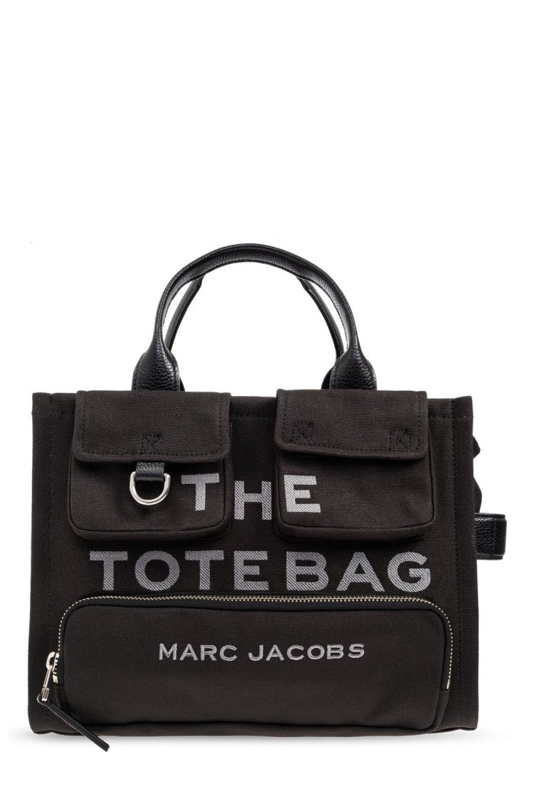Marc Jacobs Medium Black Cotton Tote Bag