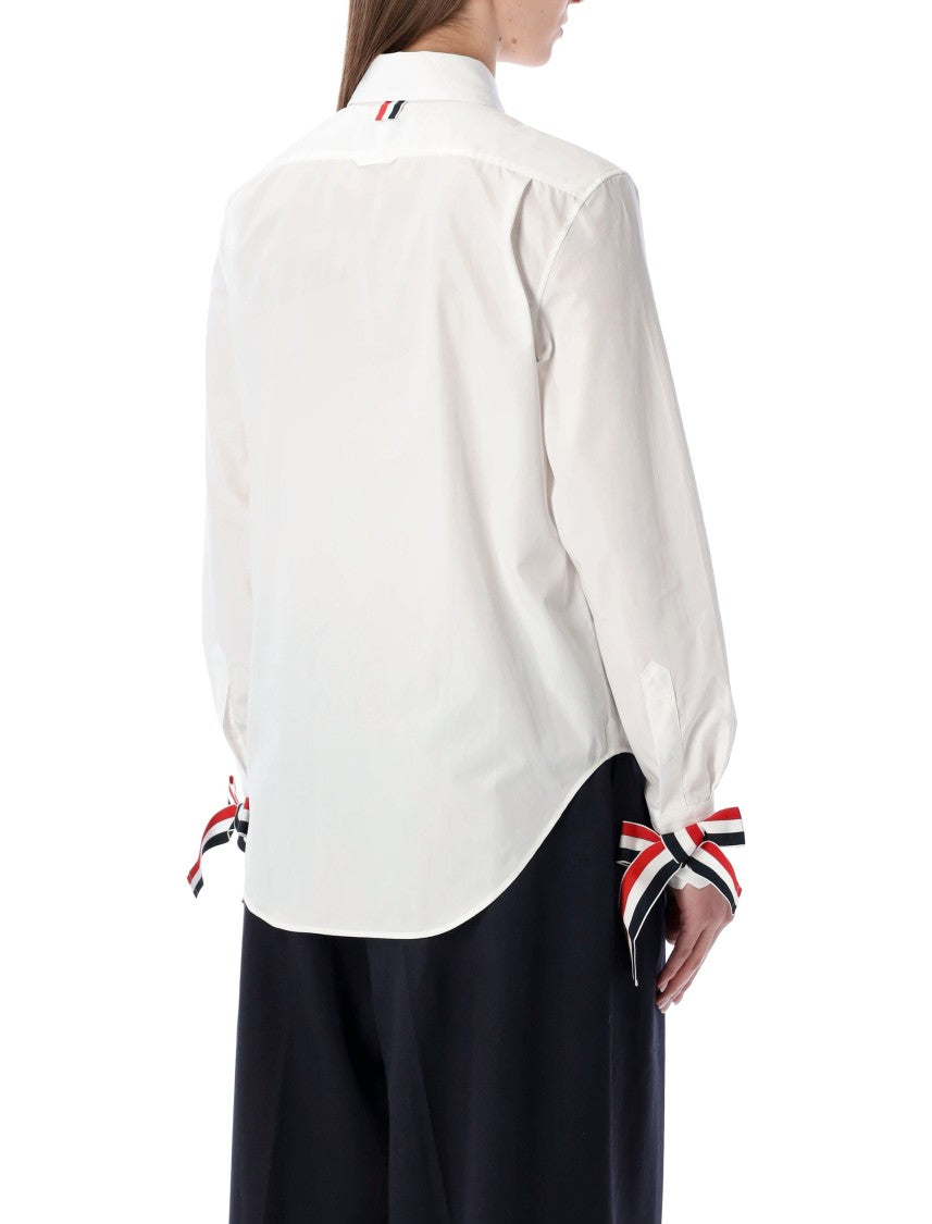 Thom Browne Easy-Fit Point Collar Shirt