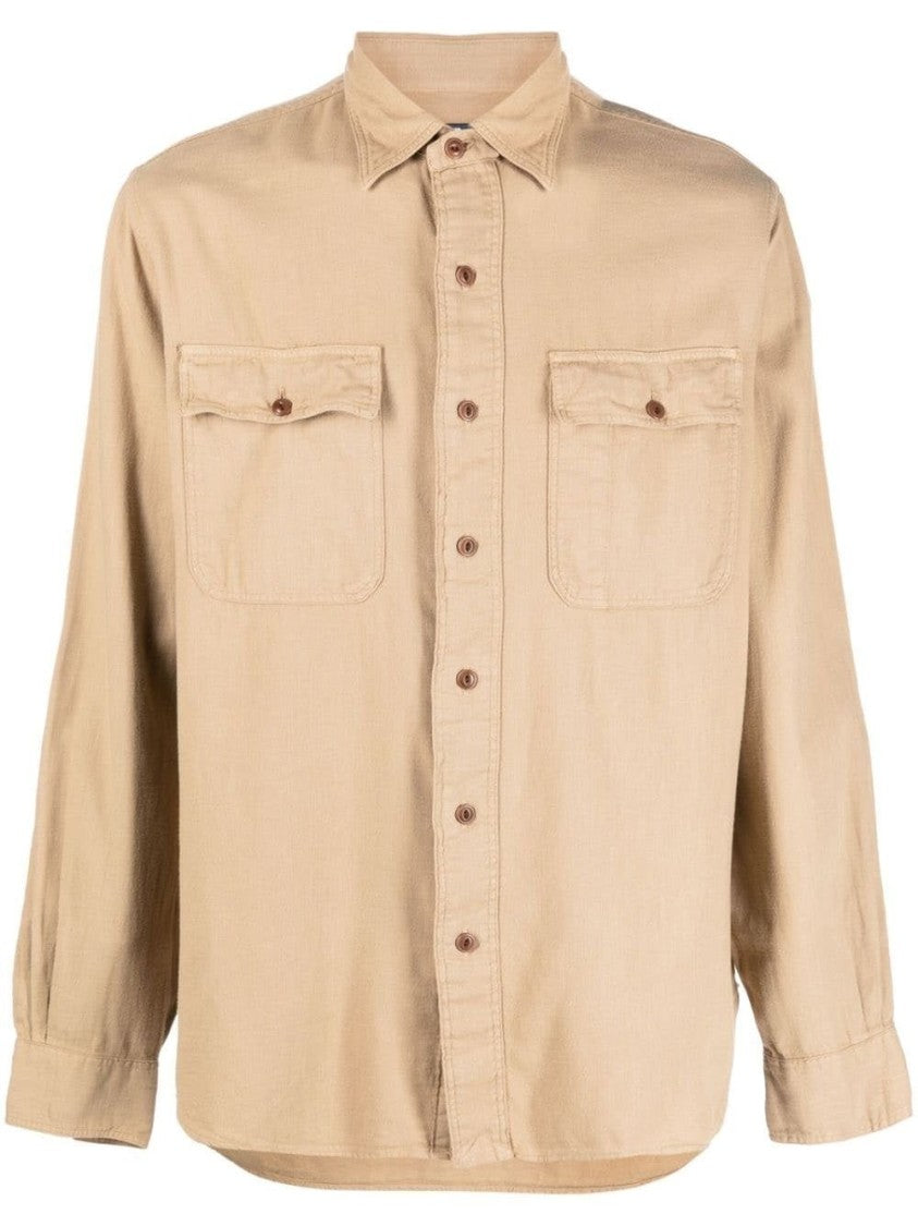Polo Ralph Lauren Beige Long Sleeve Casual Shirt