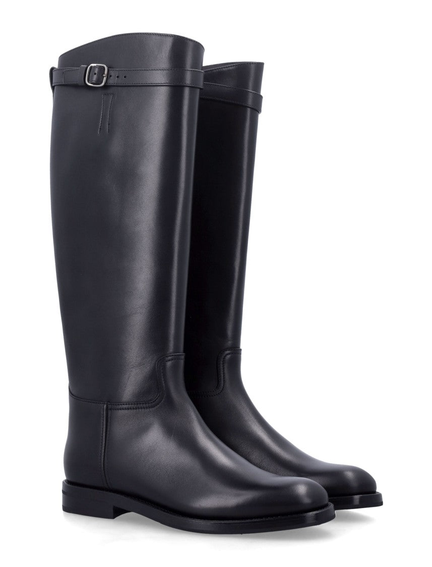 Church's Black Smooth Leather Michelle Boots