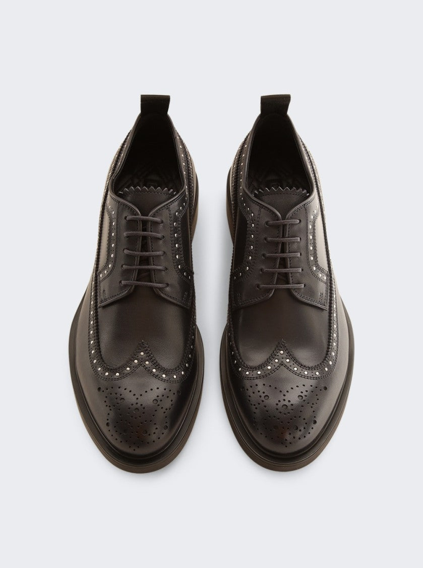 Burberry Studded Brogues Black