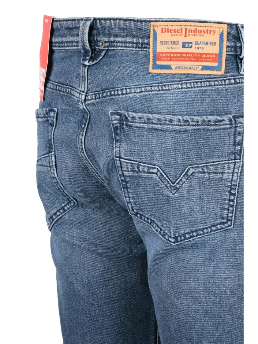 Diesel Blue Cotton-Blend Larkee Jeans