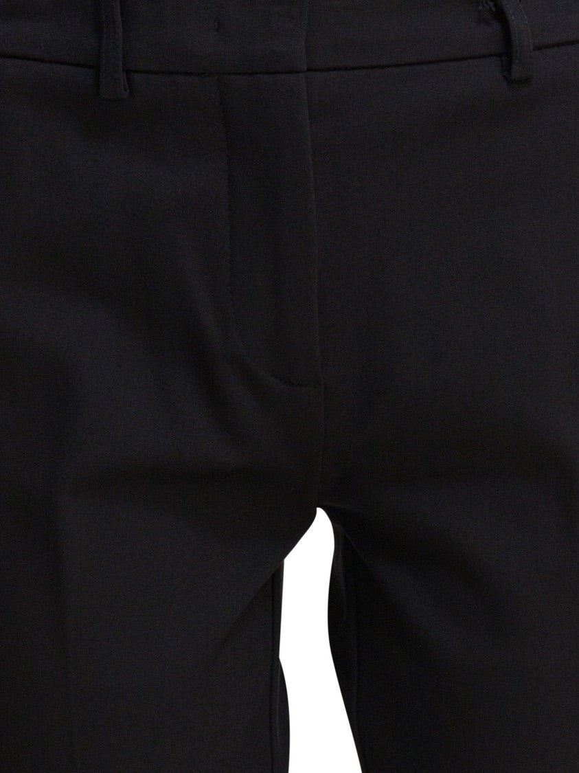 Semper Tailored Slim-Fit Viscose Pants With Concealed Closure