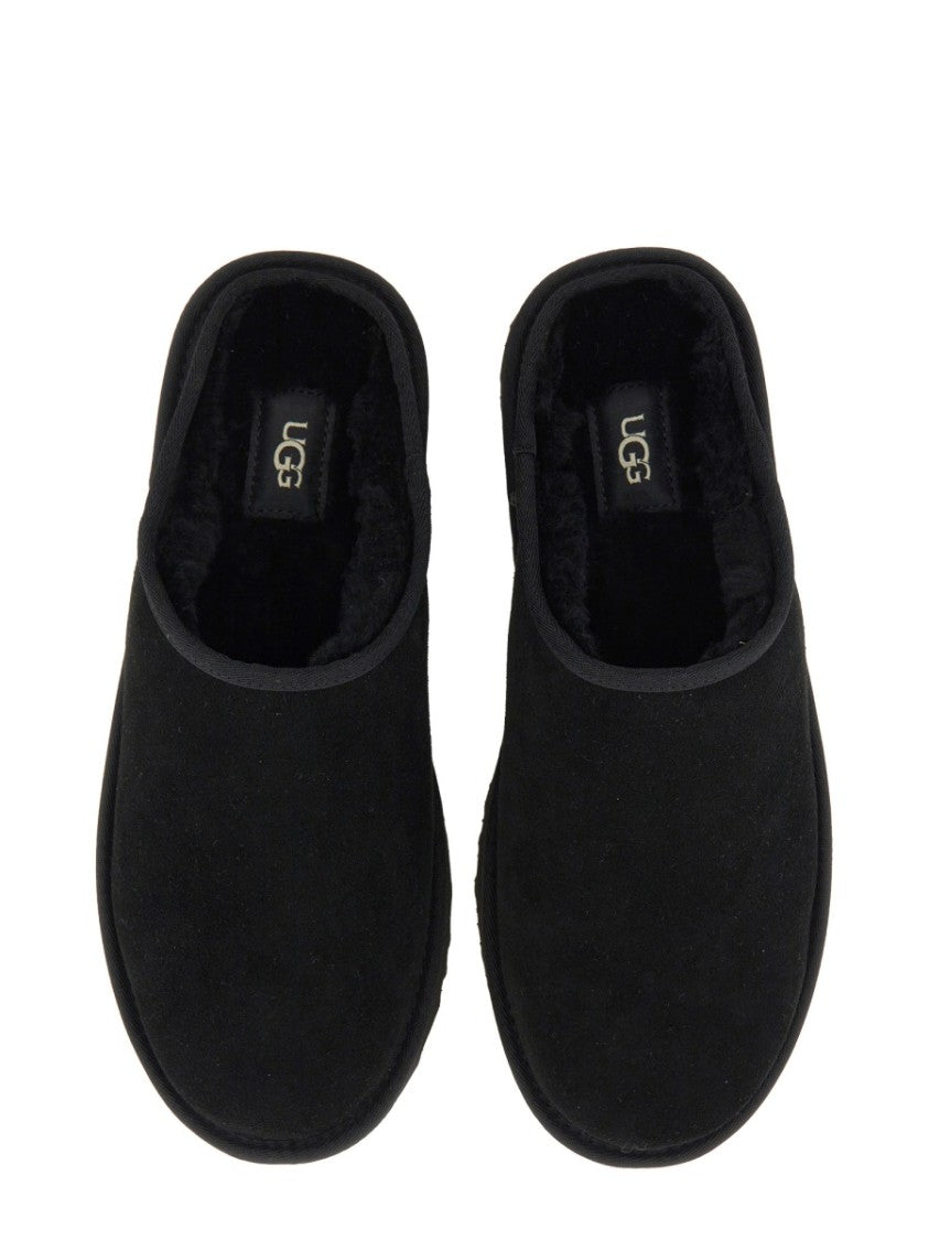 Ugg Classic Smooth Leather Slip-On Loafers