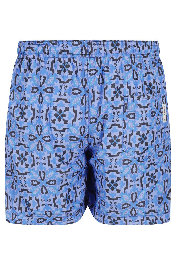 Peninsula Drawstring Swimsuit - Purple