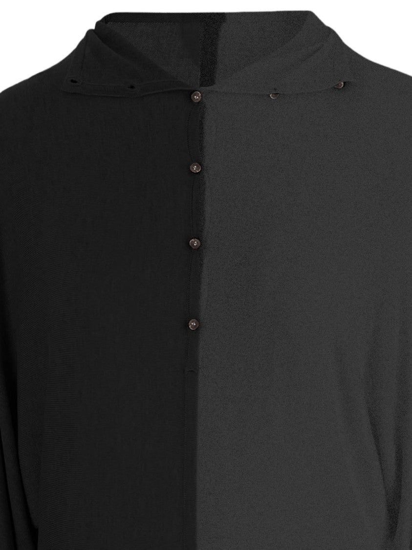 Jacquemus Dark Green Diamond Knitted Silk-Blend Polo Shirt