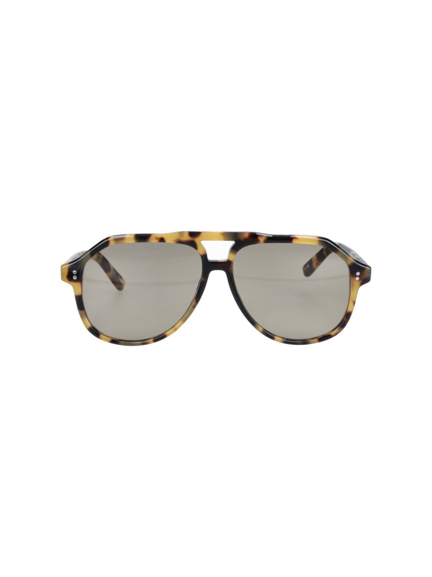 Chimi Brown Sally Tortoiseshell Drop-Shaped Sunglasses