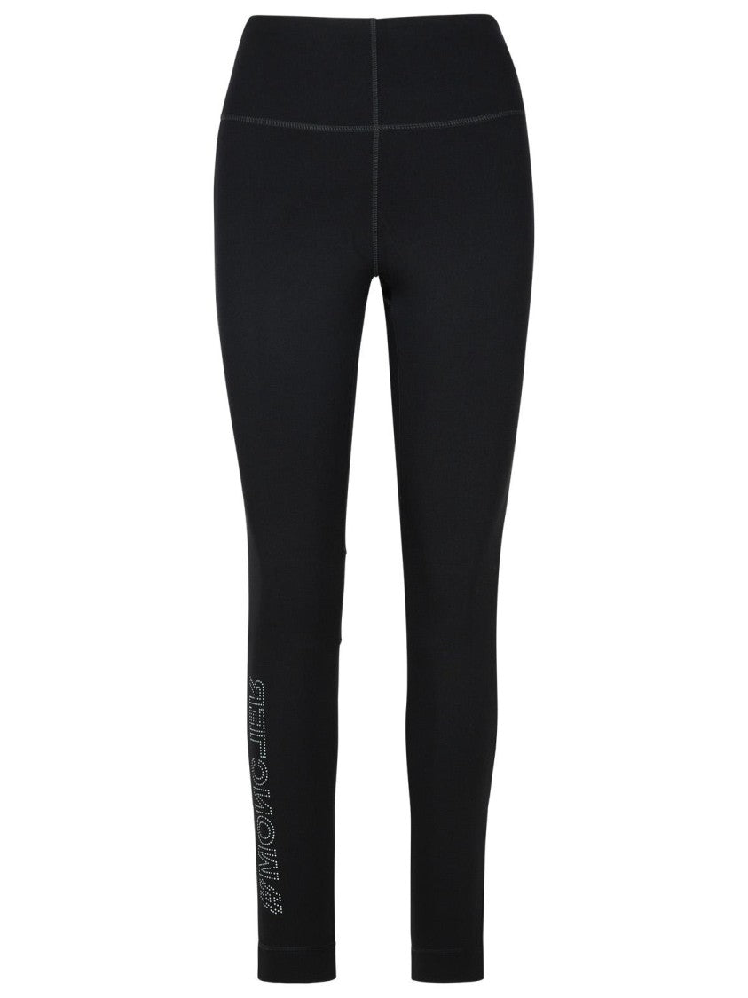 Moncler Grenoble Leggings In Black Nylon Blend