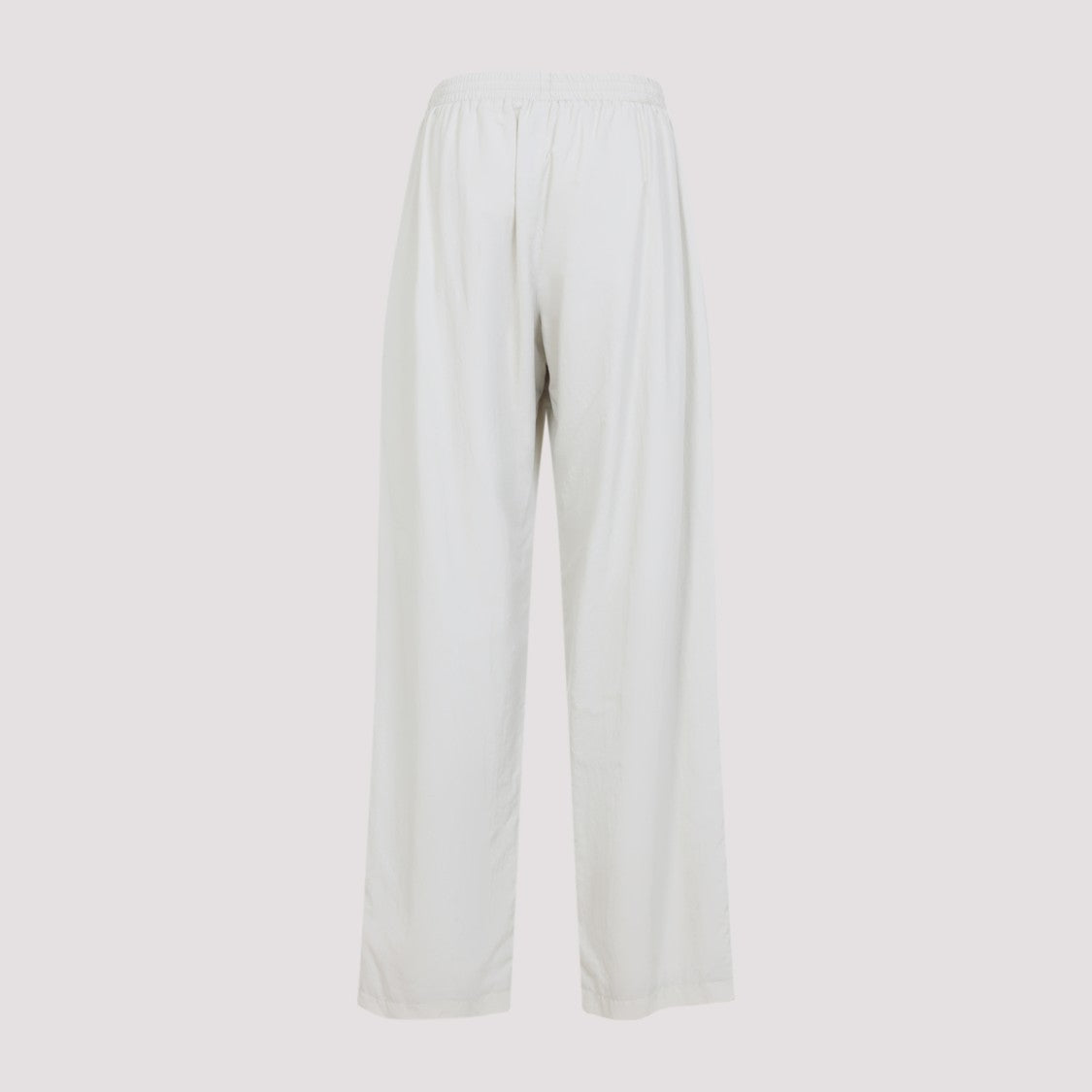 Balenciaga Relaxed Straight-Leg Pants With Elastic Waistband