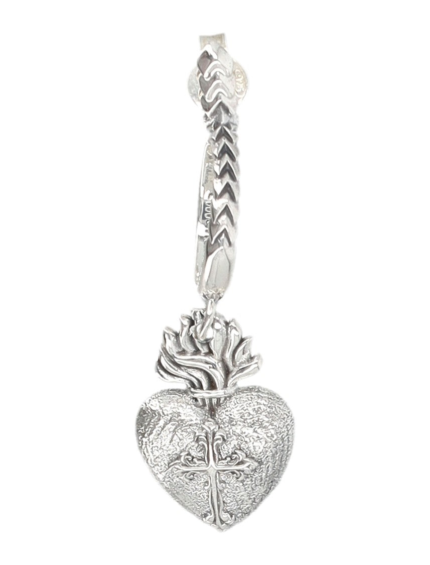 Emanuele Bicocchi Sacred Heart Single Earring