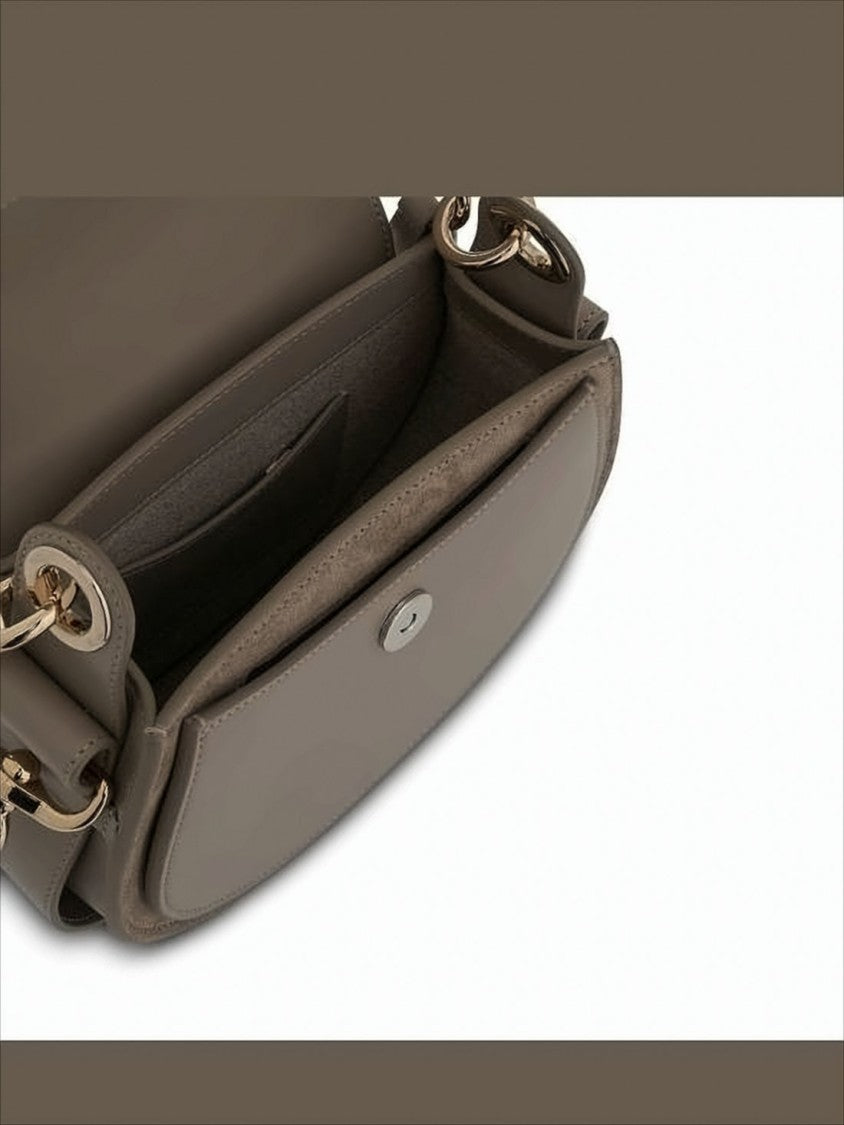 Chloé Structured Cow Leather Crossbody Bag