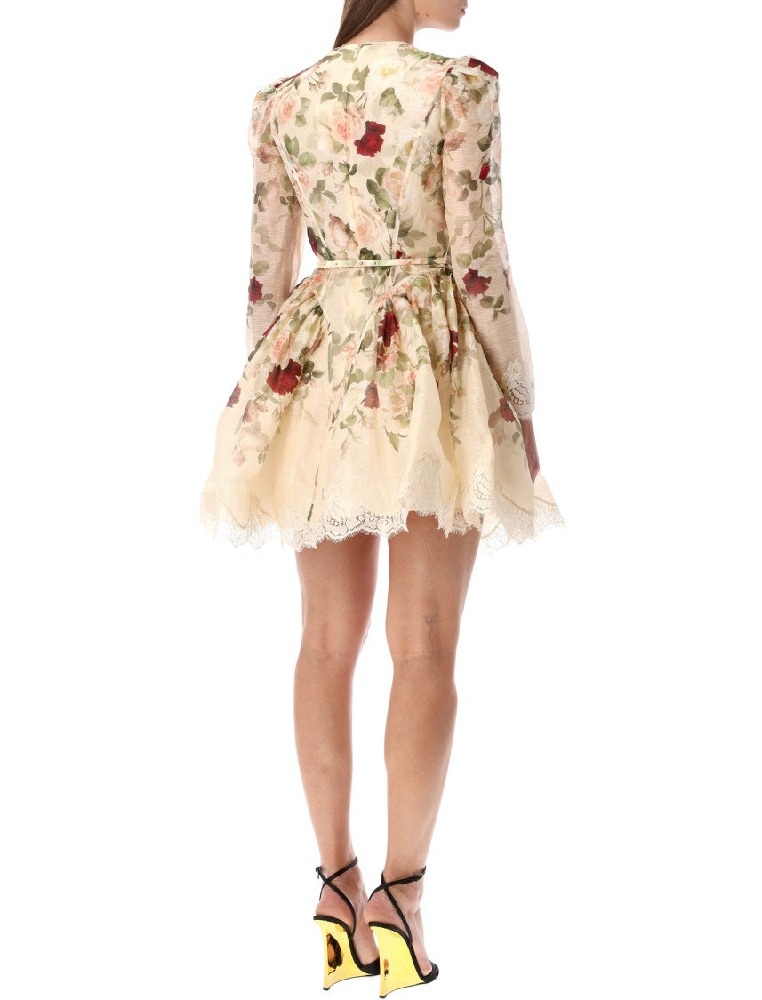 Zimmermann Mini Dress Flower Hypnotic