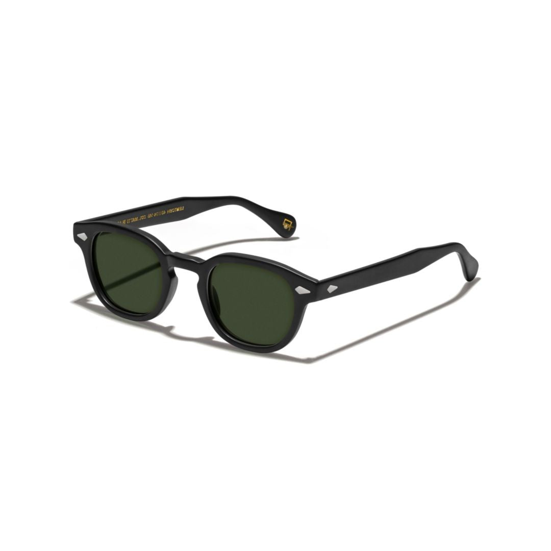 Moscot Or-Lem-S Lemtosh Sun Round Frame Sunglasses With Glossy Finish