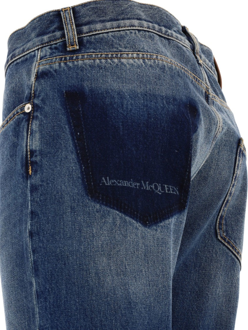 Alexander Mcqueen Regular Fit Denim Jeans
