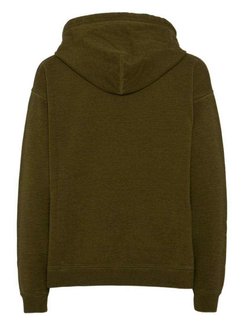 Dsquared2 Khaki Pouch Pocket Drop Shoulder Sweatshirt