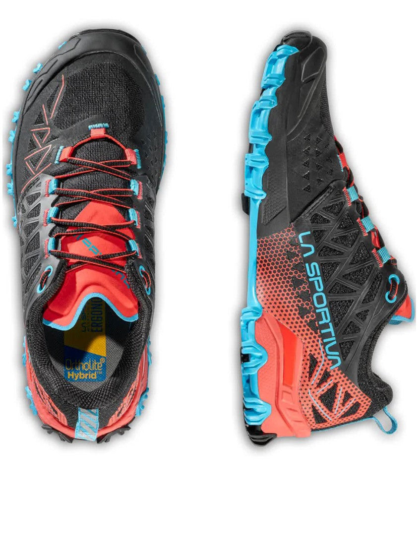 La Sportiva Black/Coral Bushido Ii W Lightweight Trail Shoe