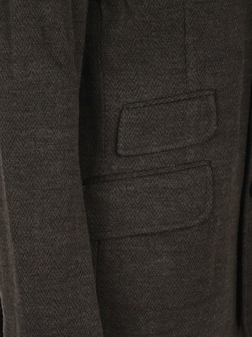 Polo Ralph Lauren Tailored Brown Herringbone Blazer