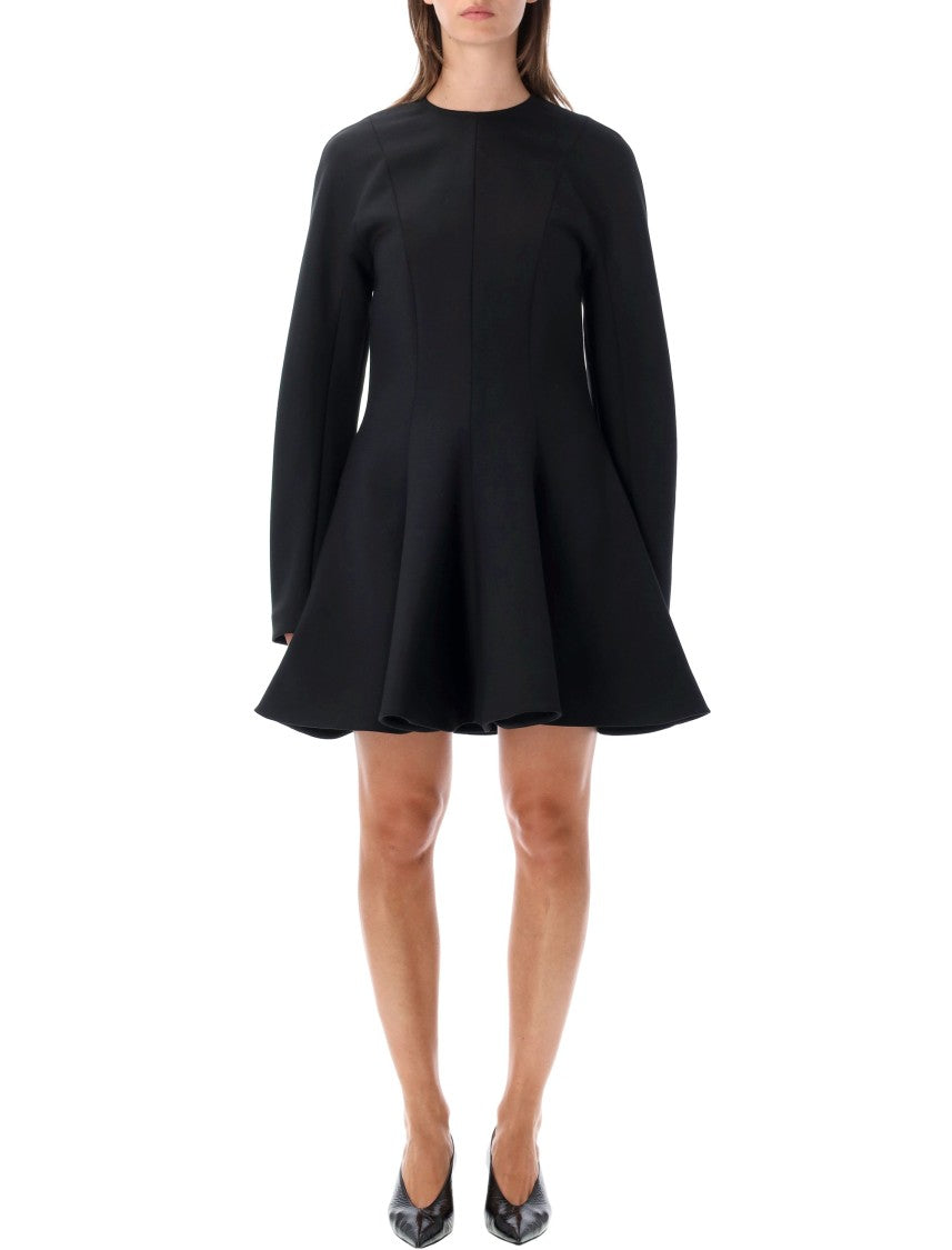 Stella Mccartney Sculptural Tailored Mini Dress With Peplum Hem