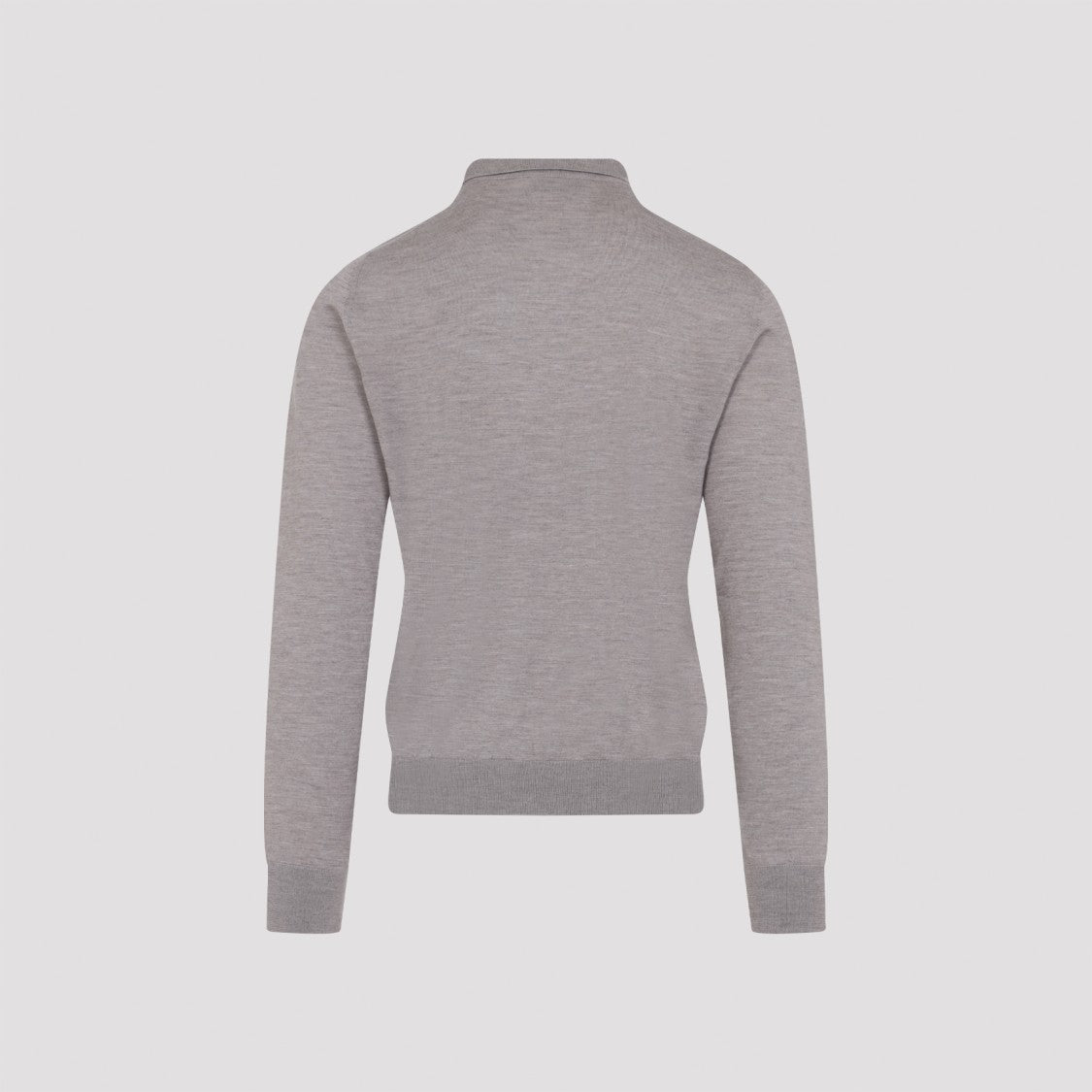 Brioni Beige Cashmere Long Sleeves Polo