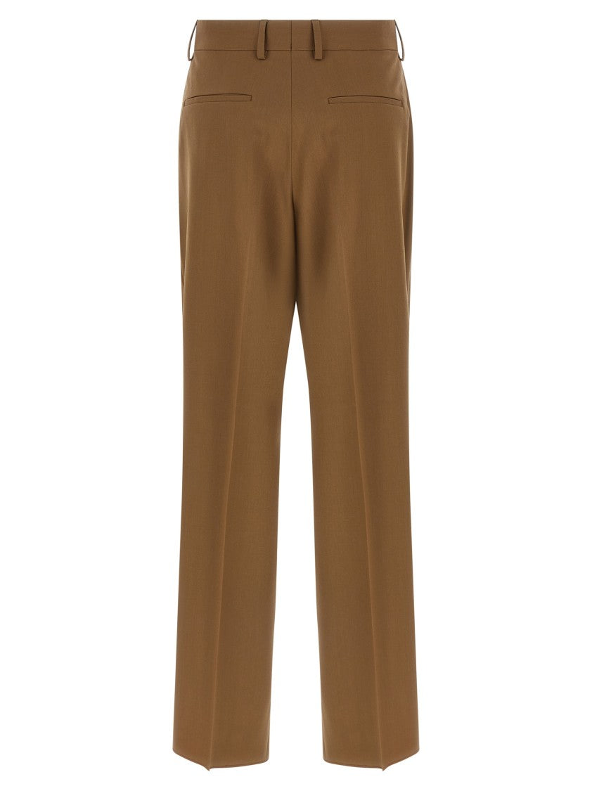 Fendi Gabardine Wool Trousers