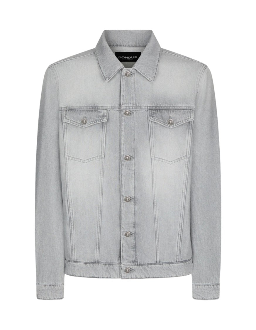 Dondup Light Grey Denim Jacket