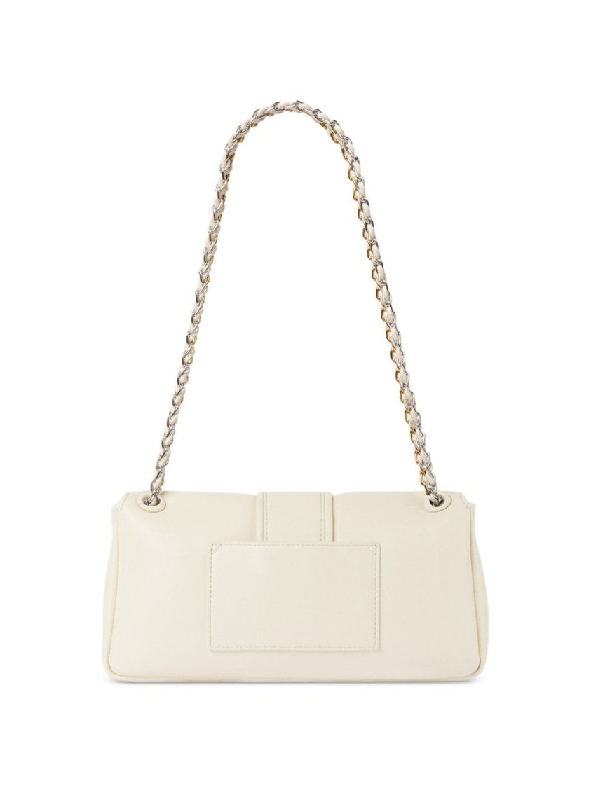 Jacquemus Light Ivory Chain Strap Flap Bag