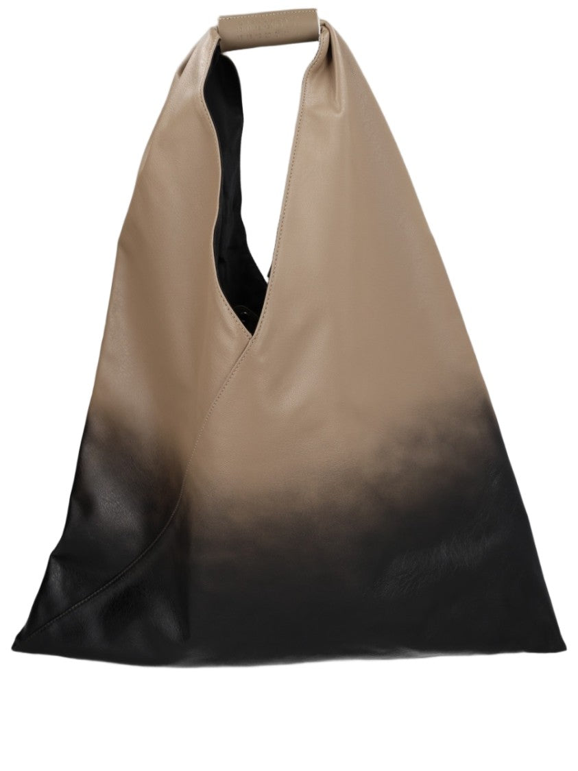 Mm6 By Maison Margiela Brown Slouchy Gradient Padded-Handle Tote Bag