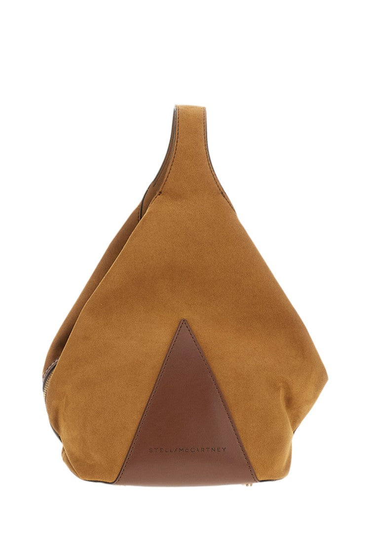 Stella Mccartney Light Brown Vegan Suede Appaloosa Bucket Bag