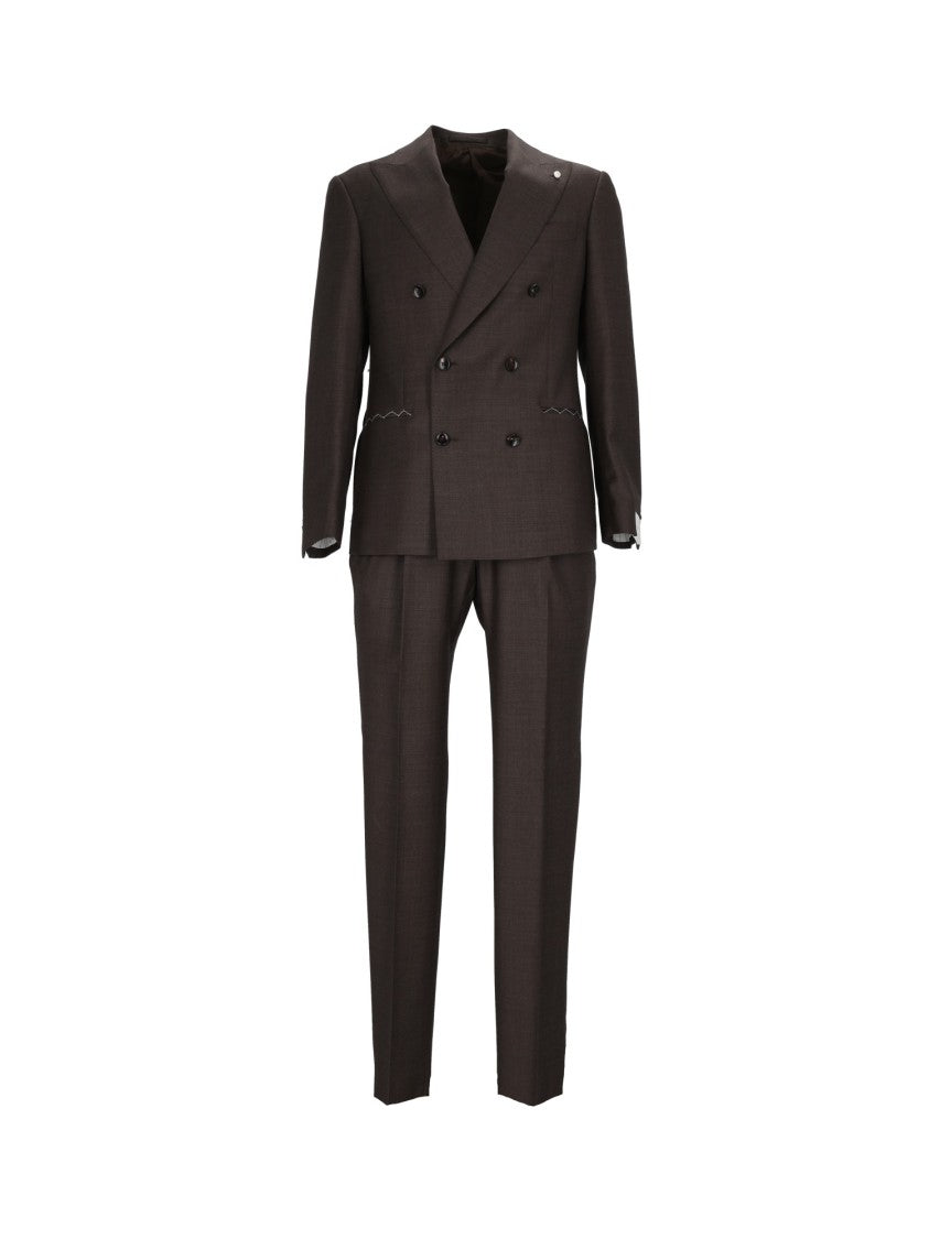 Luigi Bianchi Sartoria Drop 7 Double-Breasted Suit