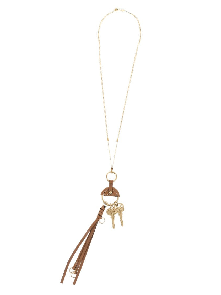 Chloé Keys Charm Pendant Collier Necklace