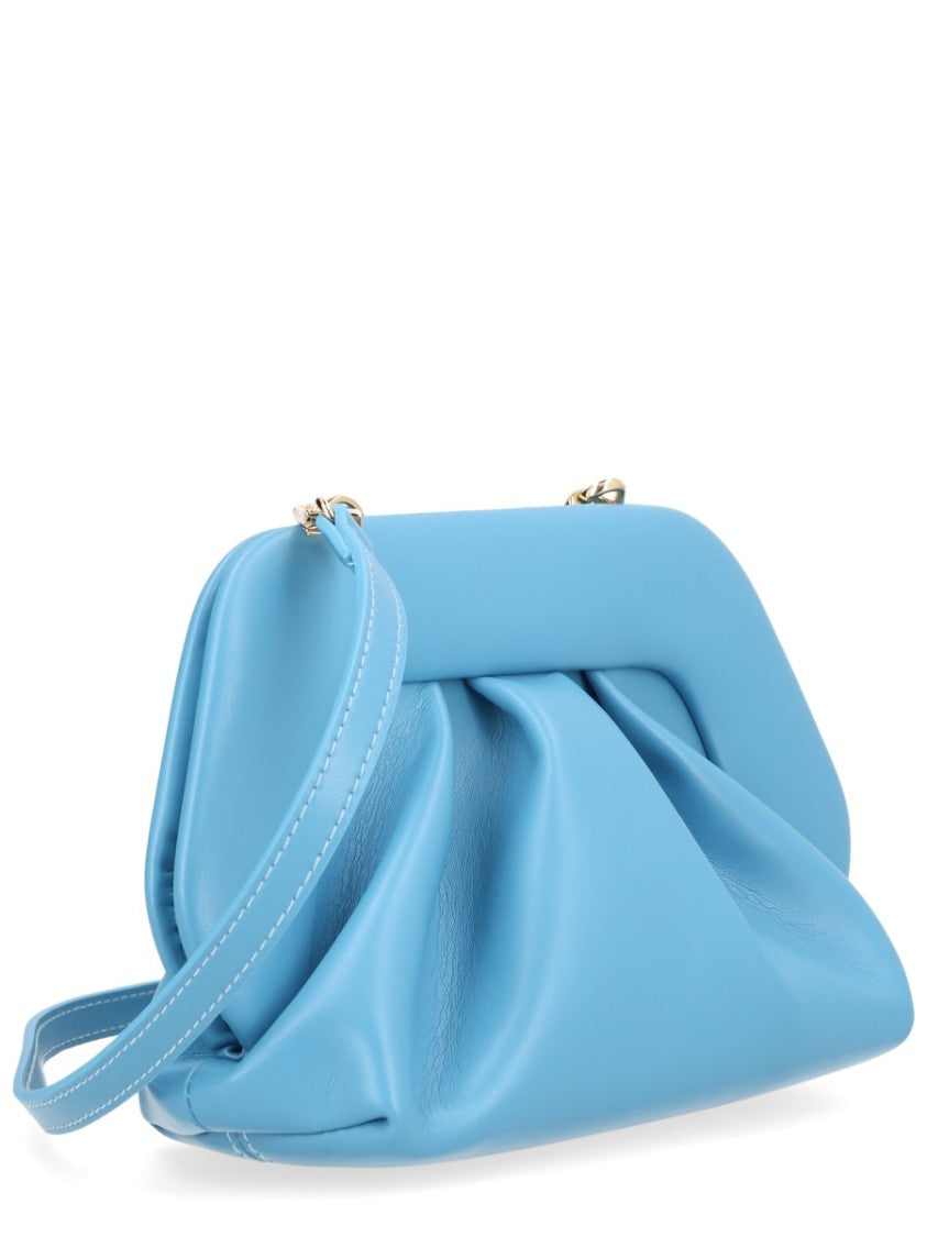 Themoirè Small Bios Gathered Ruched Handbag
