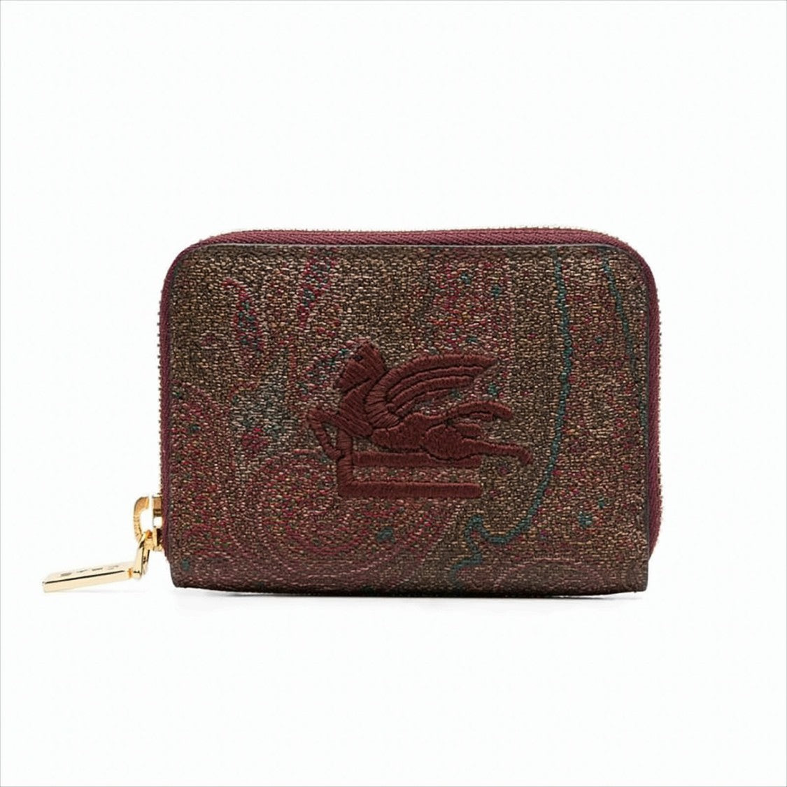 Etro Compact Zip-Around Wallet