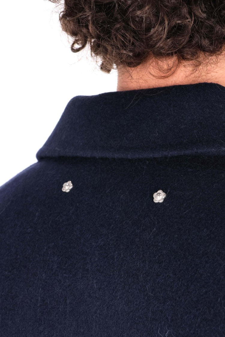 Kenzo Cropped Wool-Alpaca Work Jacket