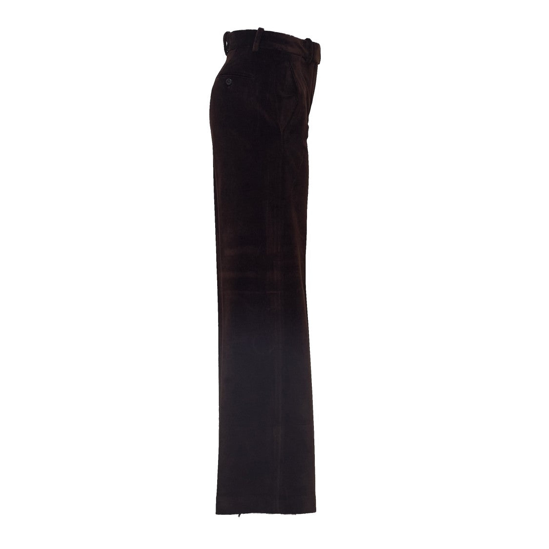 Circolo 1901 Smooth Velvet Trousers With Tailored Silhouette