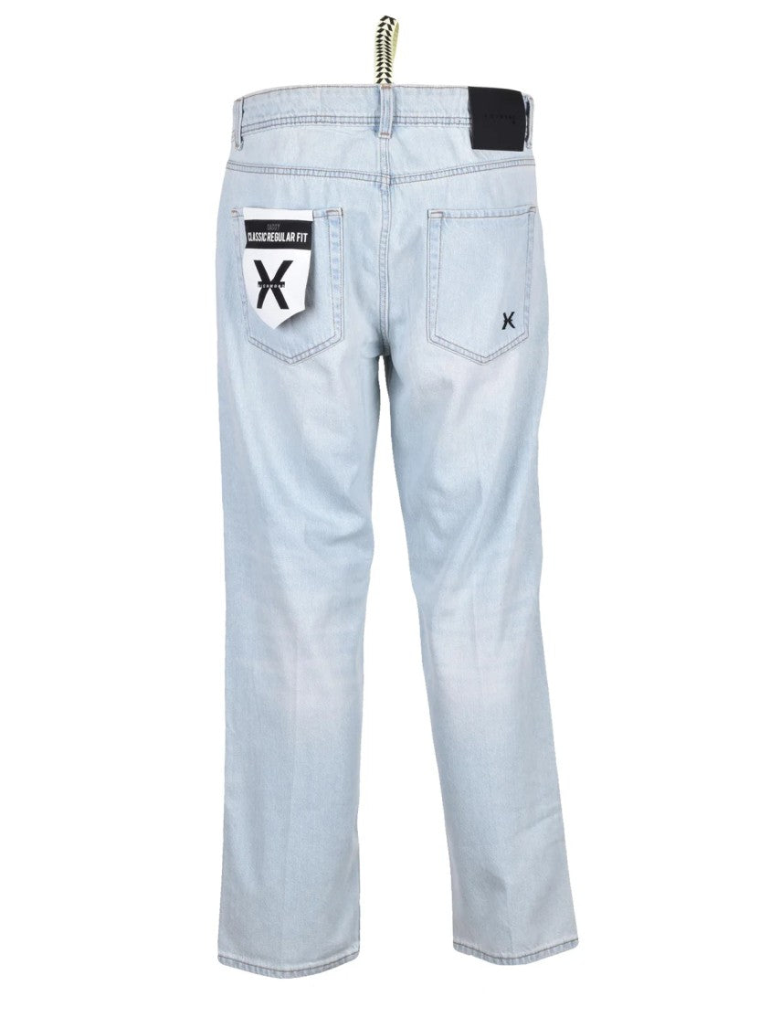 Richmond X Light Blue Rigid Denim Jeans