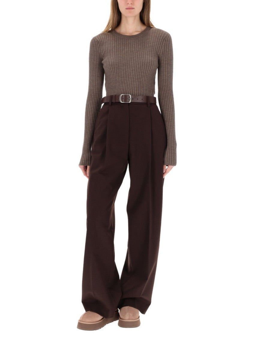 Helmut Lang Ribbed Open Back Knit Top