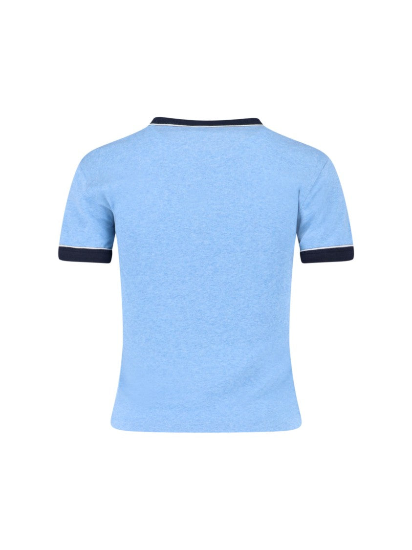 Chloé Logo T-Shirt – Light Blue