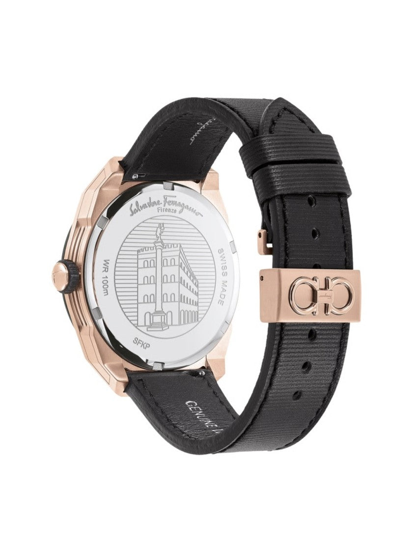 Ferragamo Slx Gmt 43Mm Quartz Watch