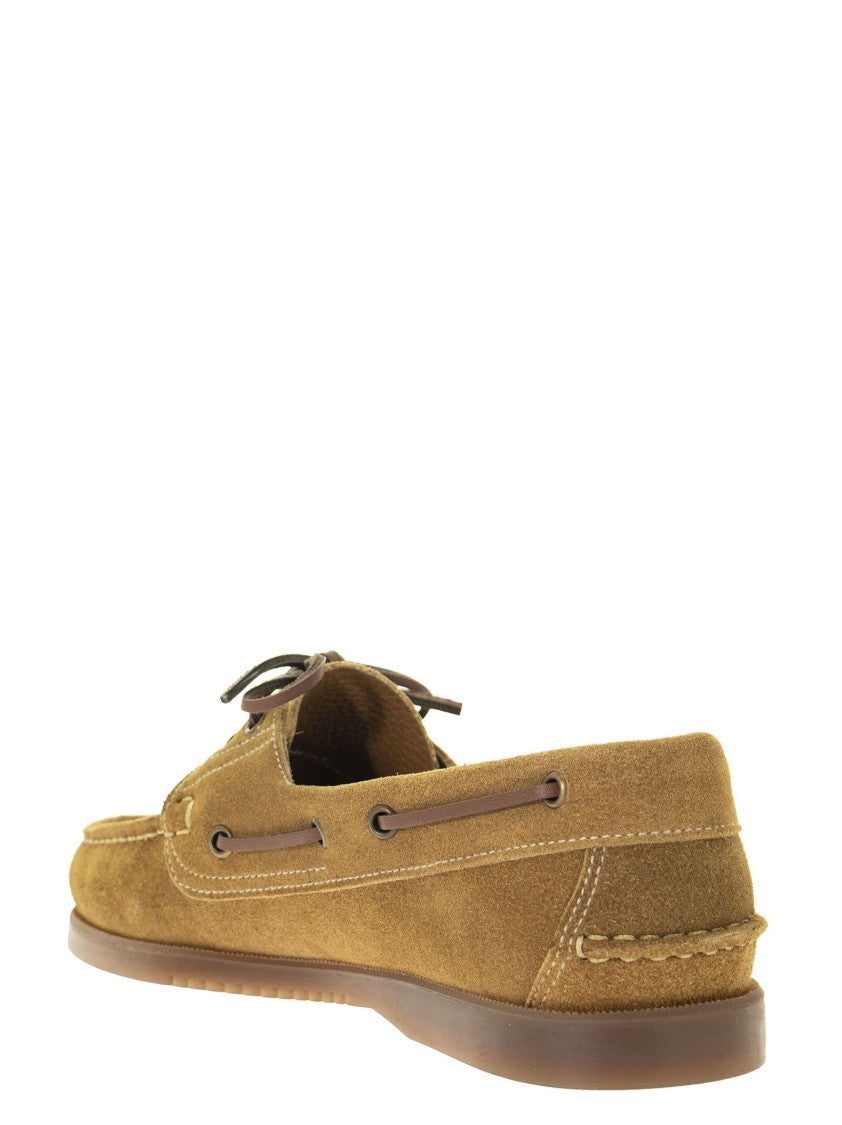 Paraboot Barth - Suede Boat Shoes