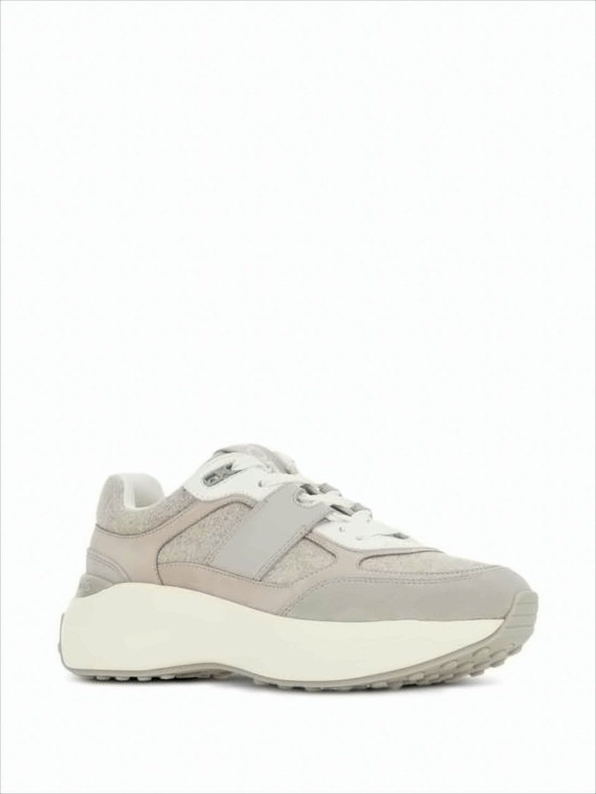 Tod's Layered Design Sneakers With Rubber Sole