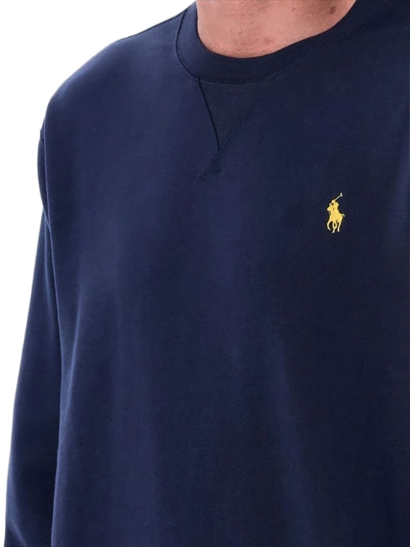 Polo Ralph Lauren Classic Crewneck Sweatshirt In Deep Navy