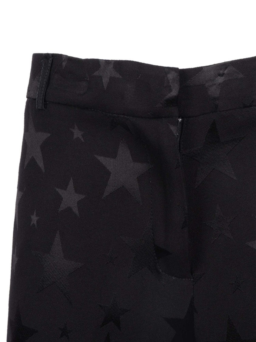 Shirt A Porter Star Pattern Flared Straight-Leg Pants
