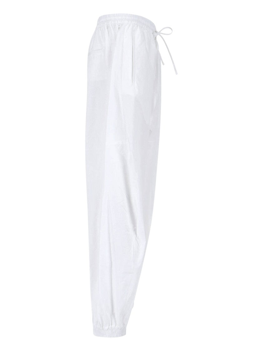 Róhe Balloon Silhouette Wide-Leg Pants With Elastic Waistband
