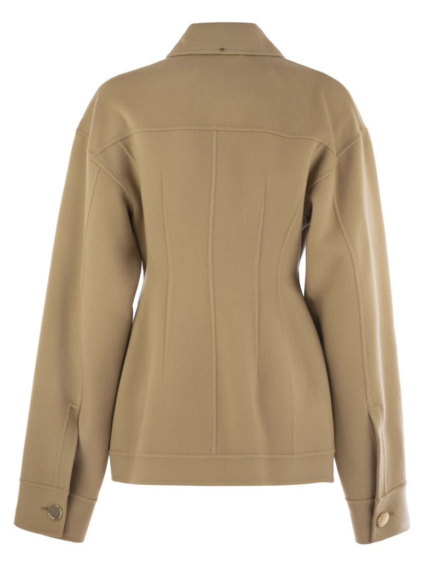Sportmax Egeo - Tight-Fitting Wool Caban
