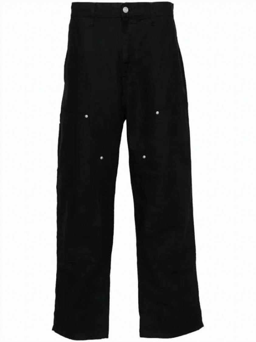 Carhartt Wip Black Straight-Cut Carhartt Wip Pants
