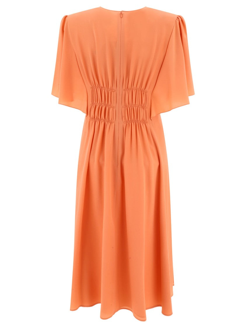 Chloé Draped Midi Dress